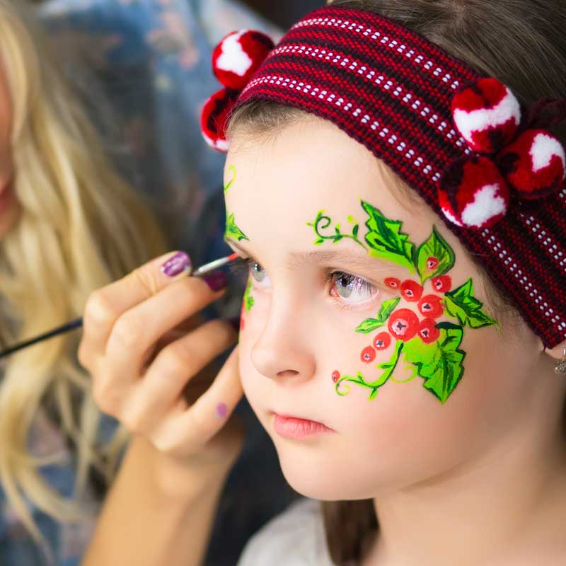 face-painting